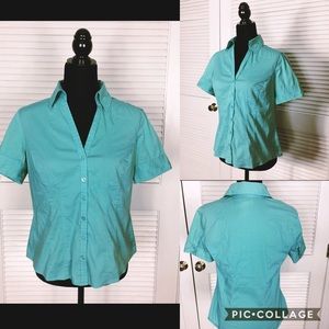 Short sleeved button down shirt